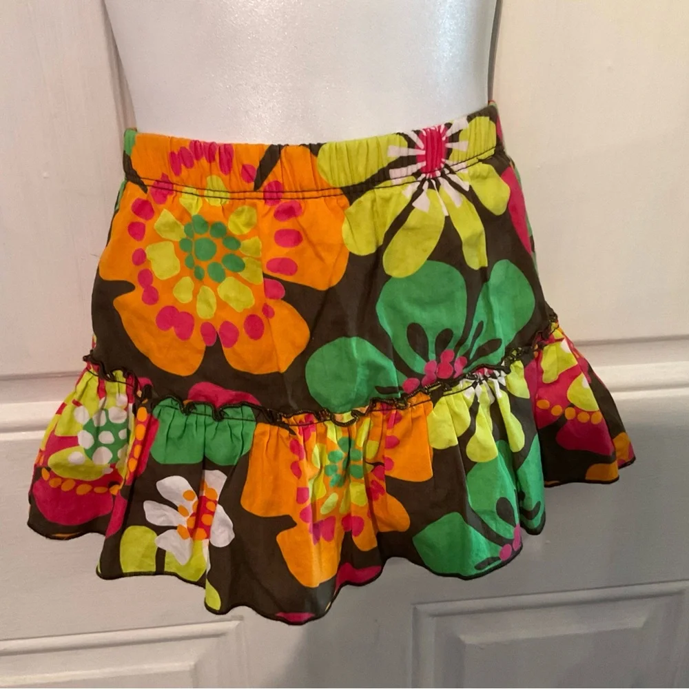 70’s Vibe Carter's Toddler Skorts- Pink, Orange, Green